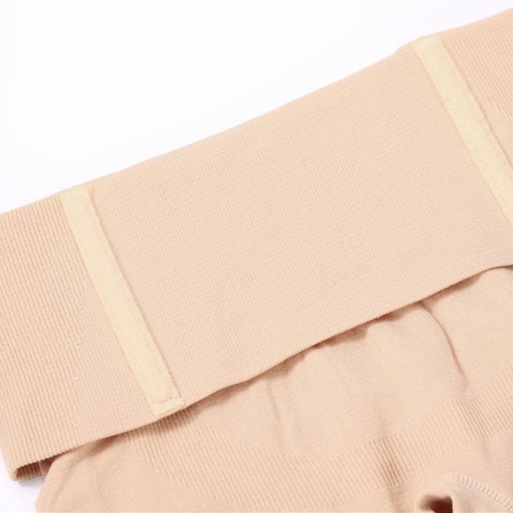 Beige  Long line shaper Plus size high wast shaping Pantie --26" to 40" waist - Picture 2 of 9